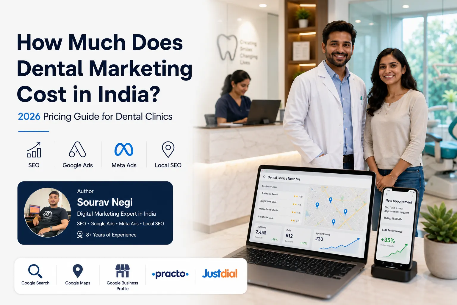 How Much Does Dental Marketing Cost in India? (2026 Pricing Guide)